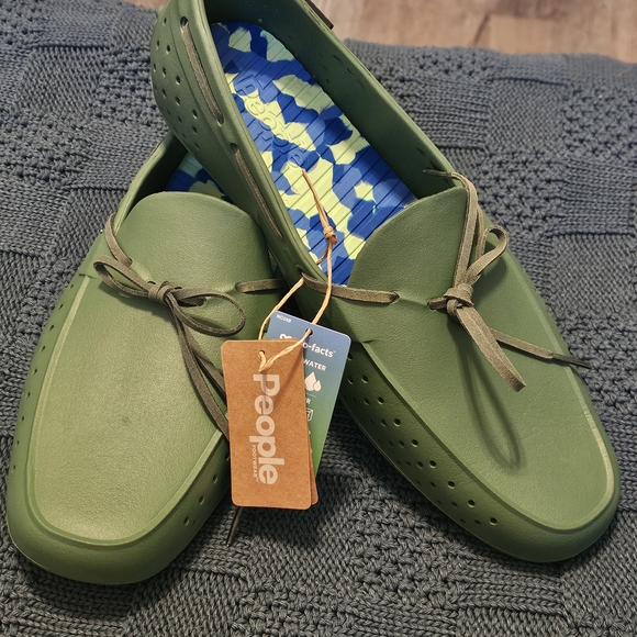 Senna Bloom People Footwear Green Men's Loafers Shoes - Picture 3 of 8